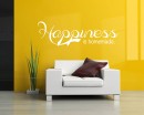 Happiness is Homemade Quotes Wall Decal Family Lettering Vinyl Art Stickers